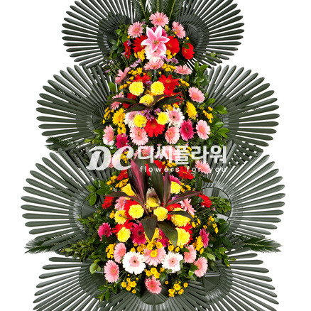 축하3단화환