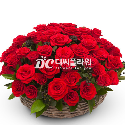 레드장미바구니